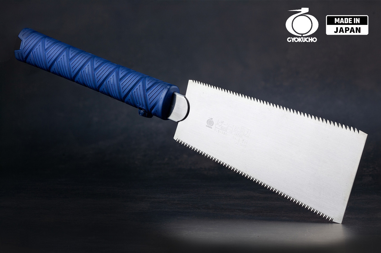 Пила ручна по дереву 180 мм Gyokucho (Японія) Ryoba двостороння 17/12 TPI, фото 1