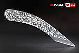 Кований універсальний будівельний ніж TAKAGI Kiridashi (Японія) 200 мм, фото 4