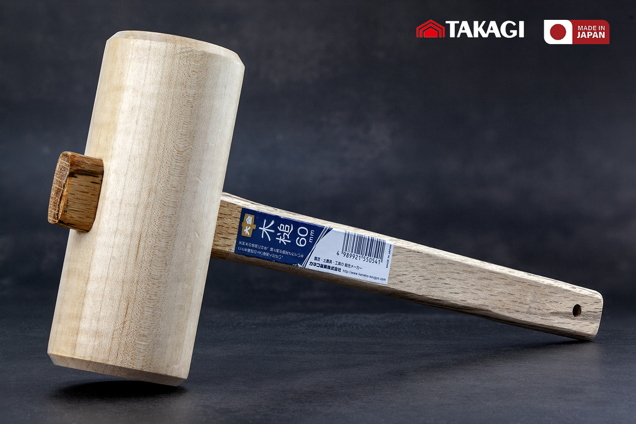 Дерев'яний молоток-кіянка Takagi (Японія) Ø 60 мм, фото 1
