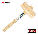 Дерев'яний молоток-кіянка Takagi (Японія) Ø 60 мм, фото 7