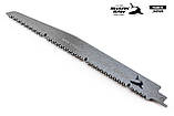 Полотно для шабельної пилки по дереву 230мм TAKAGI (Японія) SHARK SAW 0,9 мм 9 TPI 1шт., фото 7