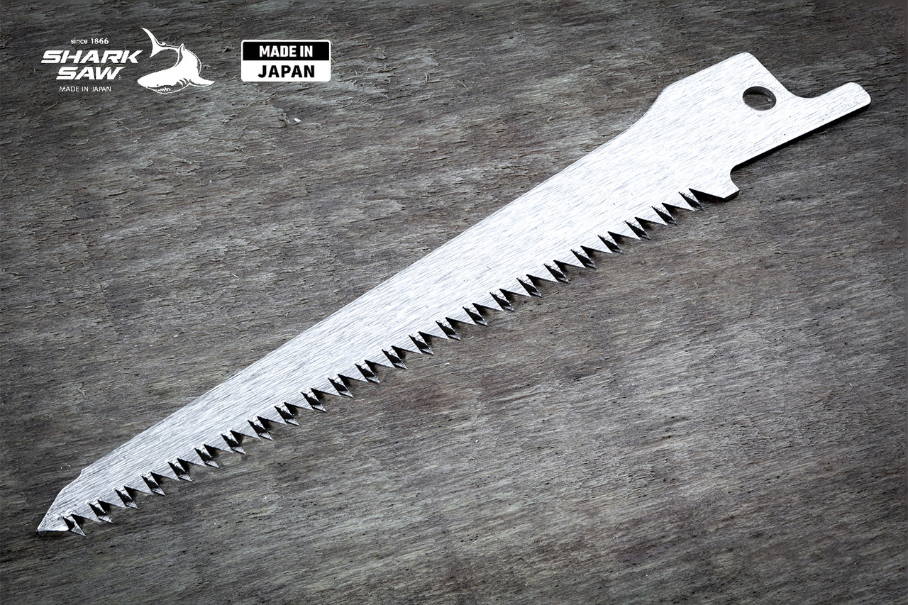 Полотно для шабельної пилки по дереву та пластику 110мм TAKAGI (Японія) SHARK SAW 0,9 мм 15 TPI, 1шт., фото 1