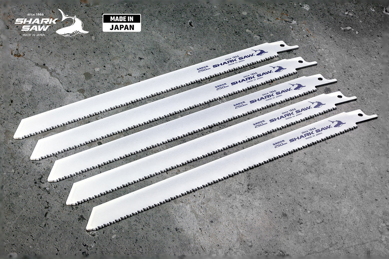 Набір полотен по металу і пластику 250мм TAKAGI (Японія) HSS Сobalt для шабельних пилок 1,3 мм 10-14 TPI, 5шт., фото 1