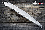 Полотно по дереву 200мм Gyokucho Razorsaw (Японія) Shinsoku для шабельних пилок 0,9 мм 7,5 TPI, 1шт., фото 3