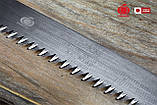Набір полотен по дереву 200мм Gyokucho Razorsaw (Японія) Shinsoku для шабельних пилок 0,9 мм 7,5 TPI (3 шт), фото 7