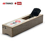 Ручний столярний міні рубанок 18 мм Takagi (Японія) з увігнутою підошвою, фото 6