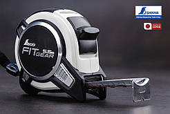 Рулетка будівельна 5,5м х 25мм SHINWA (Японія) Fit Gear посилена стрічка