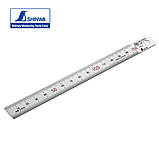 Лінійка 150 мм SHINWA (Японія) метрична з нержавіючої сталі 1 клас, фото 5