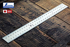 Лінійка 300 мм SHINWA (Японія) метрична з нержавіючої сталі