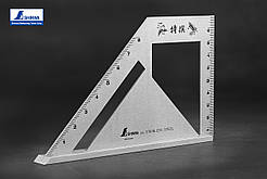 Столярний кутник 170х100 мм SHINWA (Японія) 3D 45° 90° нержавіюча сталь