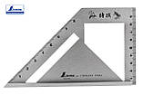 Столярний кутник 170х100 мм SHINWA (Японія) 3D 45° 90° нержавіюча сталь, фото 8