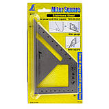 Столярний кутник 170х100 мм SHINWA (Японія) 3D 45° 90° нержавіюча сталь, фото 9