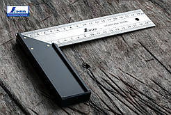 Кутник 200х135 мм SHINWA (Японія) метричний, нержавіюча сталь, алюміній