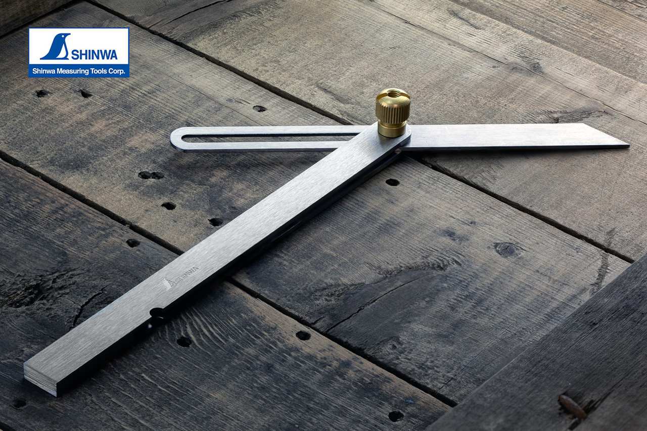 Столярна малка кутомір 150 мм SHINWA (Японія) нержавіюча сталь, фото 1