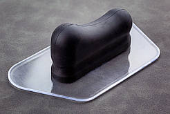 Терка для декору 140 х 77 мм прозора трапецієподібна