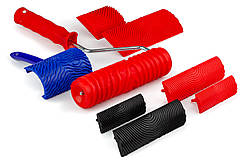 Набор фактурных шпателей для имитации поверхности под дерево 8 предм.