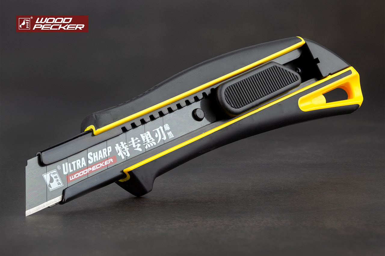 Ніж будівельний 18мм автофіксатор Woodpecker FD-7821, фото 1