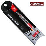 Ніж будівельний 18мм алюмінієва основа, автофіксатор + стопор Woodpecker FD-7826, фото 5