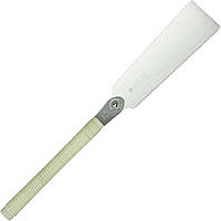 Пила ручна японська для дерева 240 мм GYOKUCHO BLUE HARD KOMAME Ryoba двостороння Comic 20/11-7 Tpi ручка ротанг