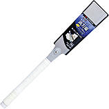 Пила ручна японська для дерева 240 мм GYOKUCHO BLUE HARD KOMAME Ryoba двостороння Comic 20/11-7 Tpi ручка ротанг, фото 7