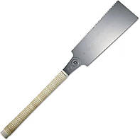 Пила ручна японська для дерева 270 мм GYOKUCHO BLUE HARD KOMAME Ryoba двостороння 10/7-5 TP Tpi ручка ротанг