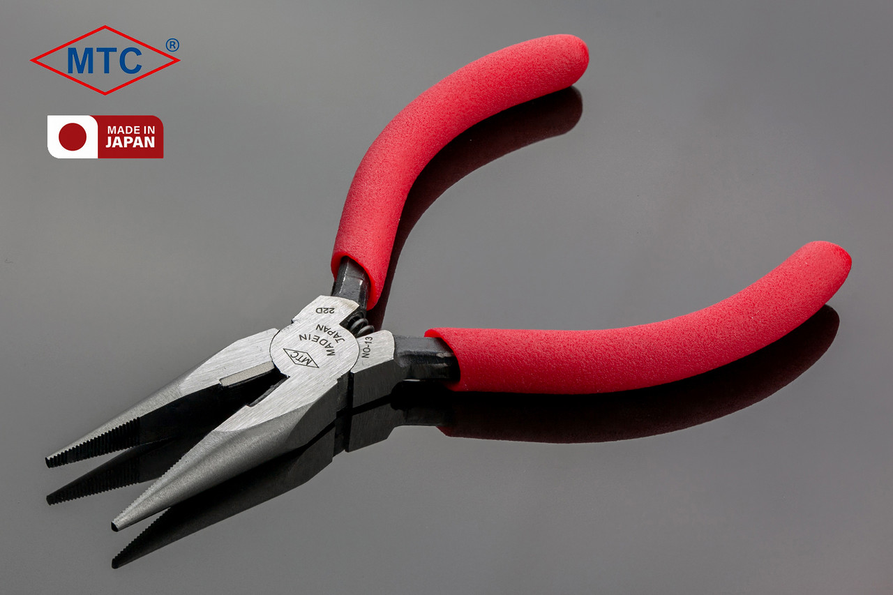 Плоскогубці (довгогубці) 125 мм MTC TOOLS (Японія) MTC-13 з ріжучим лезом, фото 1