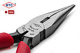 Плоскогубці (довгогубці) 125 мм MTC TOOLS (Японія) MTC-13 з ріжучим лезом, фото 4