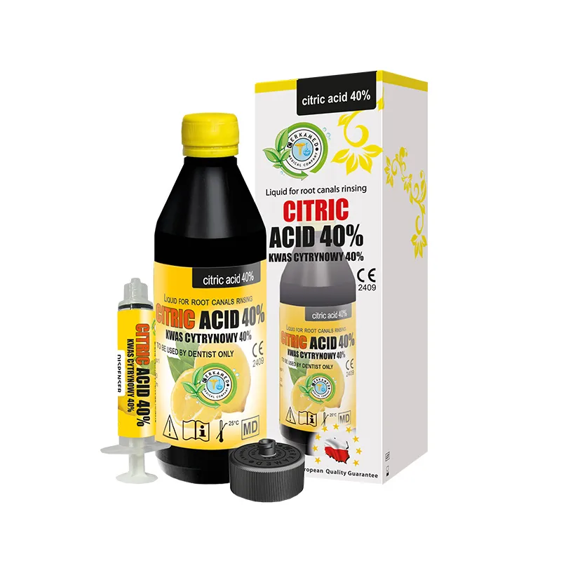Лимонна кислота для промивання (CITRIC ACID) 40% 200 мл Cerkamed