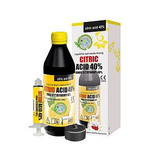 Лимонна кислота для промивання (CITRIC ACID) 40% 200 мл Cerkamed