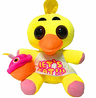 Велика М'яка іграшка 25 см Чіка 5 ночей із Фредді Аніматроніки Фнаф