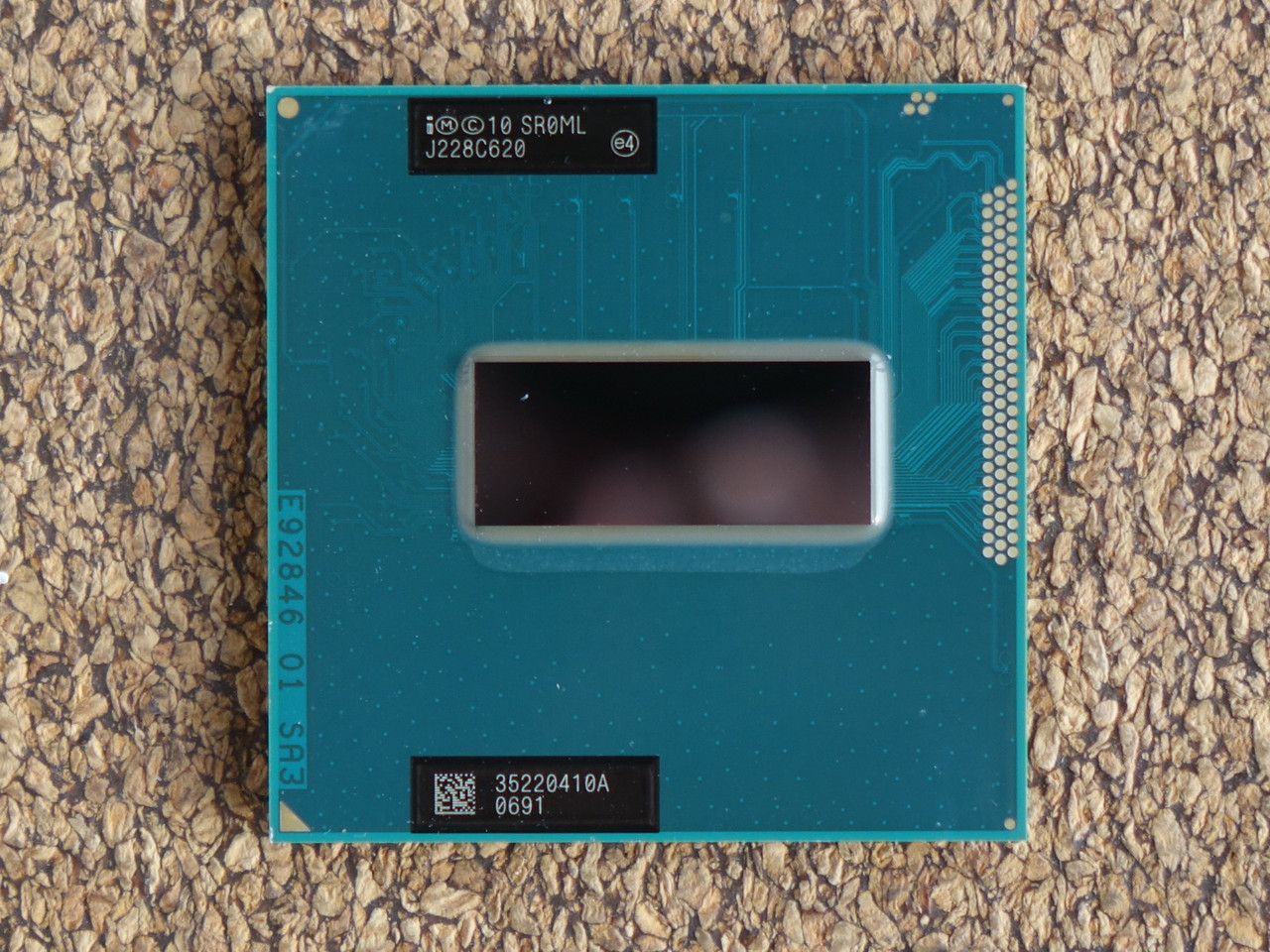 Процесор для ноутбука Intel Core I7-3720QM SR0ML, 3,6GHz, 6Mb, 45W, Socket G2, FCPGA988, 4 ядра 8 потоків