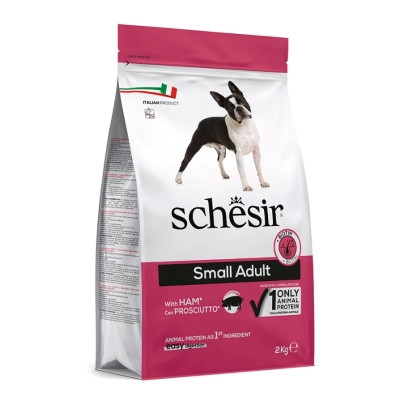 Сухий корм для собак малих порід Schesir (Шезір) Dog Small Adult Ham з шинкою 2 кг