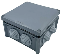 Розподільний бокс Plank IB006 100×100×50 сірий PLK6506650