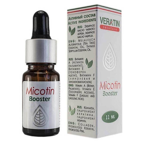 Бустер «Микотин» Flosvita Veratin Skin Care Micotin Booster 11 мл, фото 1