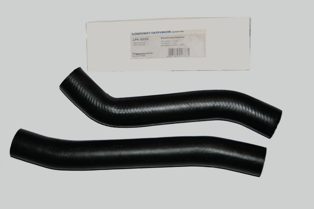 Патрубки радіатора 2126 (ВАЗ 1,6) (к-т 2 шт), фото 1