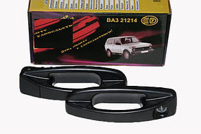 Ручки дверей Євро Нива 2121, 21213-14 (личинка замку 06) (комплект 2 шт.)