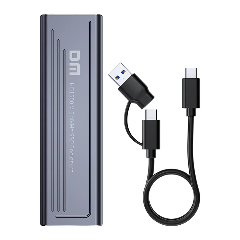 Зовнішня кишеня DM HD1500 для NVMe (PCIe) M2 SSD USB 3.2 Gen 2 Type-C
