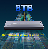 Зовнішня кишеня DM HD1500 для NVMe (PCIe) M2 SSD USB 3.2 Gen 2 Type-C, фото 3