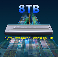 Зовнішня кишеня DM HD1600 для M.2 SSD NVMe (PCIe) / NGFF (Sata) Type-C USB 3.2 Gen 2, фото 3