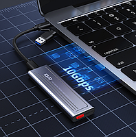 Зовнішня кишеня DM HD1600 для M.2 SSD NVMe (PCIe) / NGFF (Sata) Type-C USB 3.2 Gen 2, фото 10