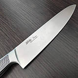 Ніж кухонний шеф кухаря Goldsun Lily Series 32см, фото 3