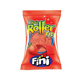 Желейна цукерка Fini Roller зі смаком полуниці 20г