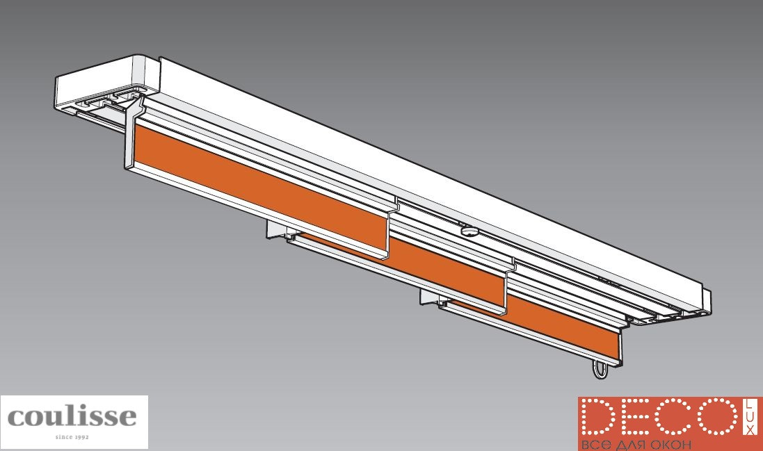 Японские Шторы 150 См, 4 Ламели, Coulisse Голландия, Ручной Привод ...