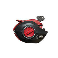 Котушка мультиплікаторна Yumoshi AK 200 Black-Red Right рибальська котушка 42 шт., фото 2