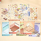 Міні блокнот - 3D Стікери наклейки зроби сам DIY, стікери ізометрія - material book, фото 3