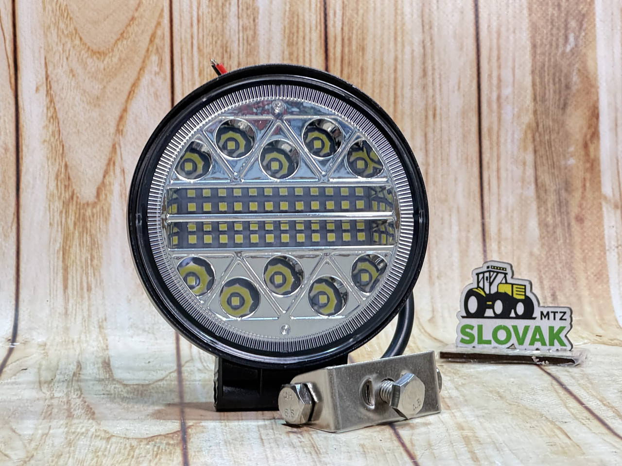 Світлодіодна LED фара робоча комбо луч 72W (товщина 20мм), фото 1