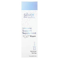 American Biotech Labs, Silver Biotics, добавка для підтримки імунітету, 10 част./млн, 60 мл (2 унції)