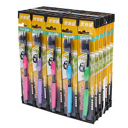 Зубні щітки-технологія бамбук 1 шт Чорний колір ( Бетховен)