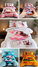Постіль дитячий розмір 1.5 тканина бавовна мікс кольору в пакованні від 5 шт.