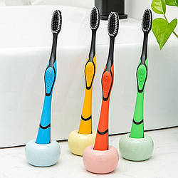 Зубна щітка-технологія бамбук 1 шт Чорний колір (64)